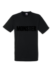 Tee Shirt Noir sur noir MONSTER