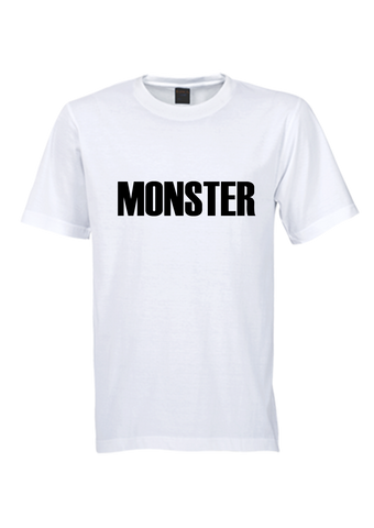 Tee Shirt Blanc MONSTER Everink